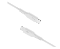 FIXED Kabel Liquid Silicone USB-C/Lightning 1,2m biały - 1249114 - zdjęcie 4